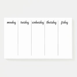 プランナーカスタマイズ可能な7日間の引き裂遠くにきカレンダー ポストイット