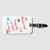 プランナーギャル – 生活1ラベルずつ！ ラゲッジタグ (正面横)