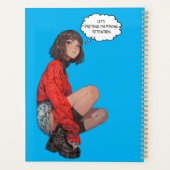 プランナースタイリッシュ – レッドセーター姿のアニメ プランナー手帳 (裏面)