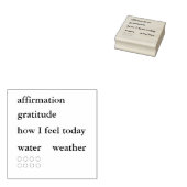 プランナースタンプ#1 (serifフォント) ラバースタンプ (押印)