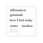 プランナースタンプ#1 (serifフォント) ラバースタンプ (インプリント)