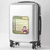 プランナーステッカーをリストスクラップブックにする シール (スーツケース)