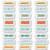 プランナーステッカーパック シール (正面)