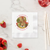 プランナーデニナーコーインドカクテル紙ナプキン 縁ありカクテルナプキン (インサイチュ)