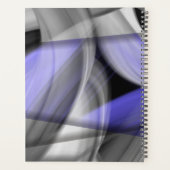 プランナートレンド抽象芸術ラベンダーバイオレット プランナー手帳 (裏面)