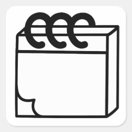 プランナーノート スクエアシール