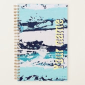 プランナーパーソナライズされたとオリジナルビーチアート プランナー手帳 (正面)