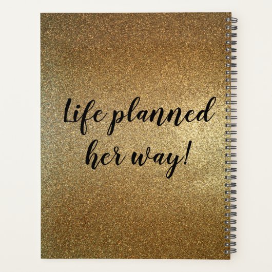 プランナーパーソナライズされた好きなように プランナー手帳 (裏面)