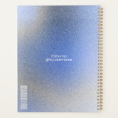 プランナーブックスタイル写真テンプレート&ソーシャル名 プランナー手帳 (裏面)