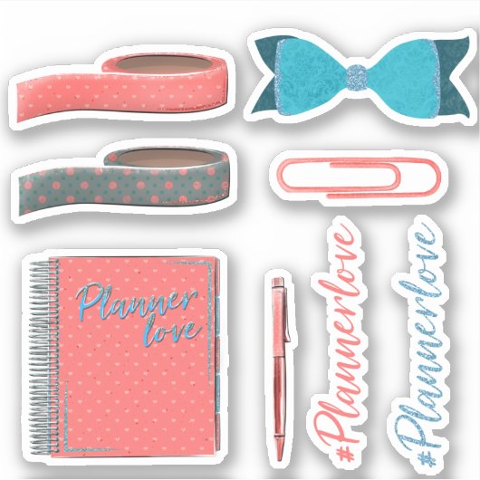 プランナーラブボリューム2、ステッカーセット シール (正面)