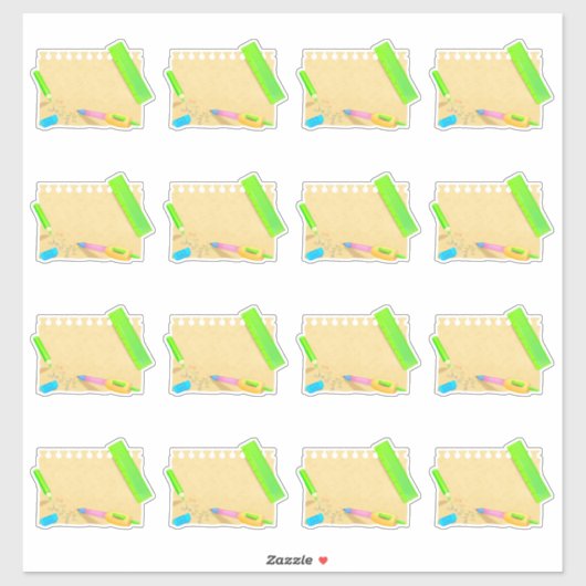 プランナーリストステッカー書スクラップブックの装飾 シール (シート)