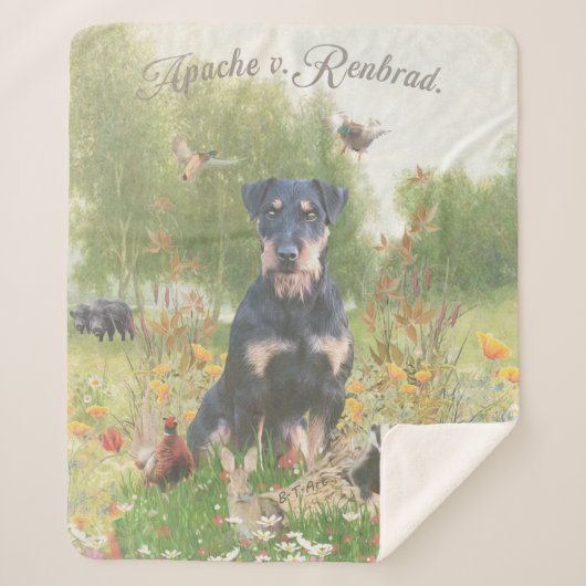 プランナー屋外ピロースクエア紙コースターギフトB シェルパブランケット (正面)