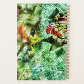 プランナー甘抽象芸術再生プラスチック プランナー手帳 (裏面)