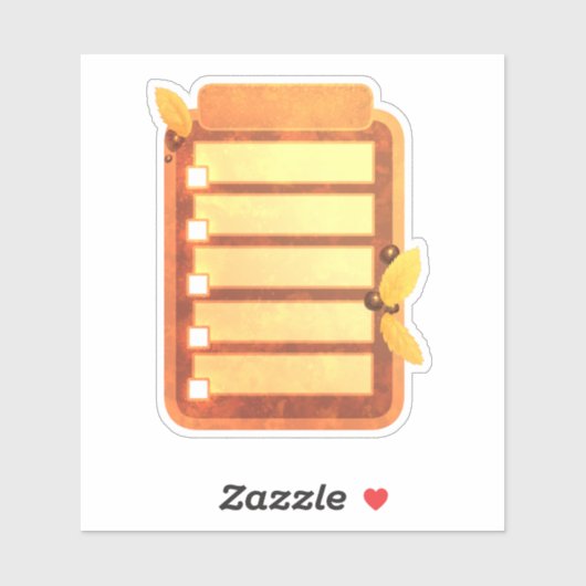 プランナー秋ステッカーTo Doリストスクラップブック シール (シート)