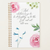 プランナー聖書の聖句と汝がKJVを行うすべてのもの プランナー手帳 (正面)