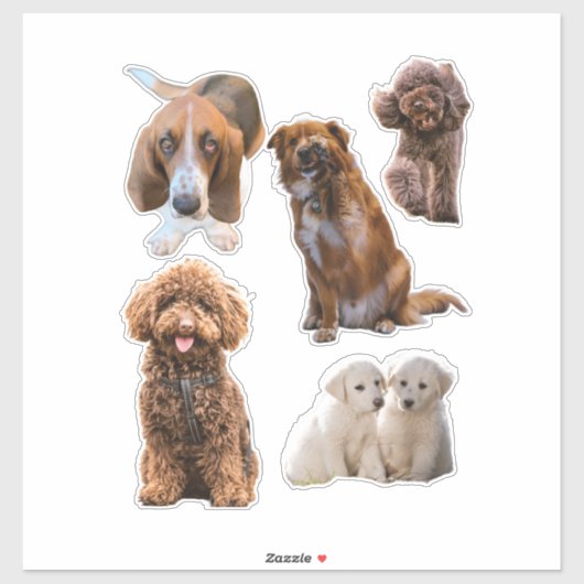 プランナー スティッカー 犬 シール (シート)