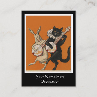 プランナー/バンジョープレーヤー/音楽の先生カードをパーティを楽しんで下さい 名刺