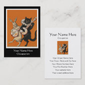 プランナー/バンジョープレーヤー/音楽の先生カードをパーティを楽しんで下さい 名刺 (正面/裏面)