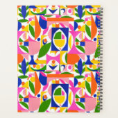 プランナー（8.5インチx 11インチ）、ソフトカバー、ブラックスパイラルPl プランナー手帳 (裏面)