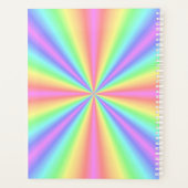 プランナー- Groovy Radiant Rainbow プランナー手帳 (裏面)