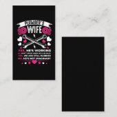 プランバー·ワイフ·ガールフレン結婚ド夫の 名刺 (正面/裏面)