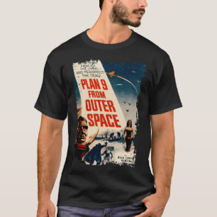 プラン9 フロム・アウタースペース ビンテージ サイエンス・フィクション Tシャツ