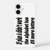 プランAのモチベーションの引用文 Case-Mate iPhoneケース (裏面)