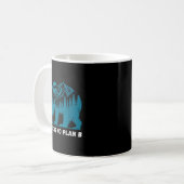 プランBなし 地球クマ 地球を守ろう コーヒーマグカップ (正面左)