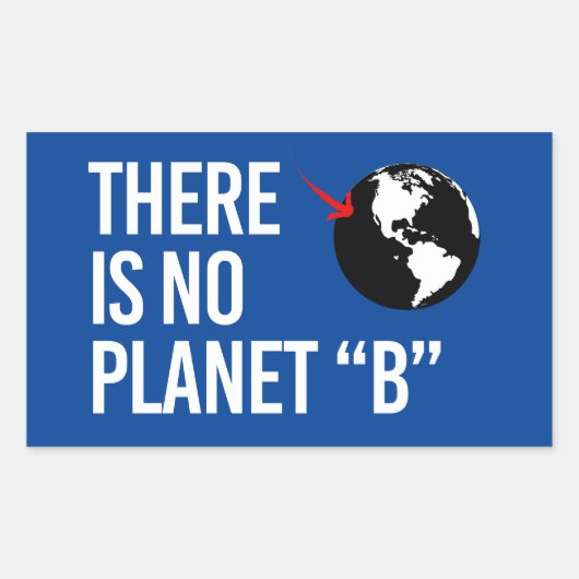 プランBなし 長方形シール (正面)