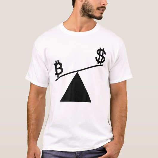 プランBのBitcoinプランB時間Bitcoin平均を受け入れる Tシャツ (正面)