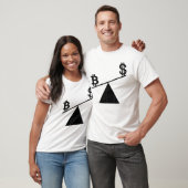 プランBのBitcoinプランB時間Bitcoin平均を受け入れる Tシャツ (ユニセックス)