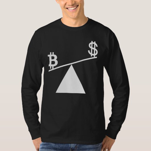 プランBのBitcoinプランB時間Bitcoin平均を受け入れる Tシャツ (正面)