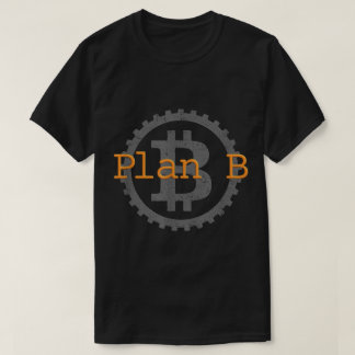プランB ビットコインギアデザイン Tシャツ