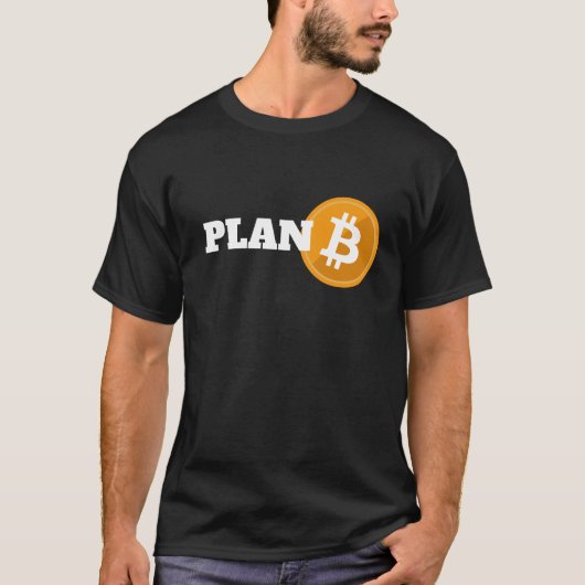 プランB – ビットコイン・アイコン暗号通貨の時間だ Tシャツ (正面)