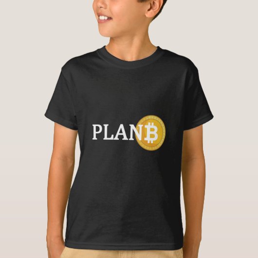 プランB Bitcoin代替通貨 Tシャツ (正面)