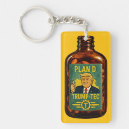 プランD トランプテック レトロボトル パロディ キーホルダー