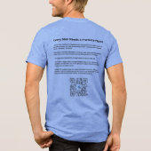 プランTシャツ トライブレンドＴシャツ (裏面)