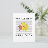 『プラヴィダコスタリカハイビスカスはがき』 ポストカード (スタンド正面)