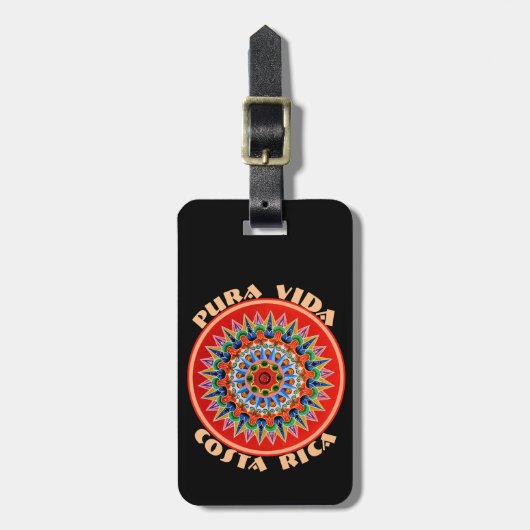 プラヴィダコスタリカ ラゲッジタグ (正面縦)