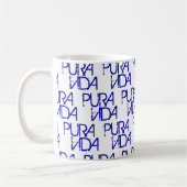 プラヴィダブルーロゴコスタリカスーベナル コーヒーマグカップ (左)