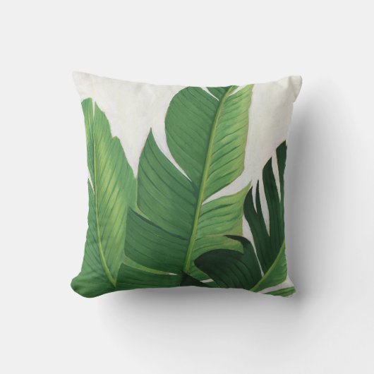 プラヴィダ – トロピカルア葉イズ クッション (正面)