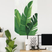 プラヴィダ – トロピカルア葉イズ ポスター (ホームオフィス)