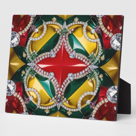 プラークとロサンゼルスカラーモダンデザイン フォトプラーク (側面)