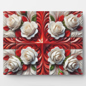 プラークと英語バラデザイン フォトプラーク (正面)