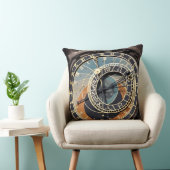 プラークの天文時計 クッション (椅子)