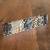 プラークの天文時計 デスクネームプレート (側面)