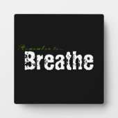 プラークを吸い込むのを忘れないで フォトプラーク (正面)