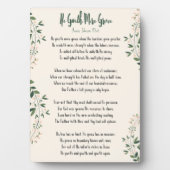 プラークアニージョンソンフリント – ヘビエスモアグレース フォトプラーク (正面)