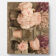 プラーク付/イーゼル牡丹、ランタンとクラテス