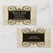 プラーク華美ヴィンテージゴシックスチームパンクビジネスカード 名刺 (正面/裏面)